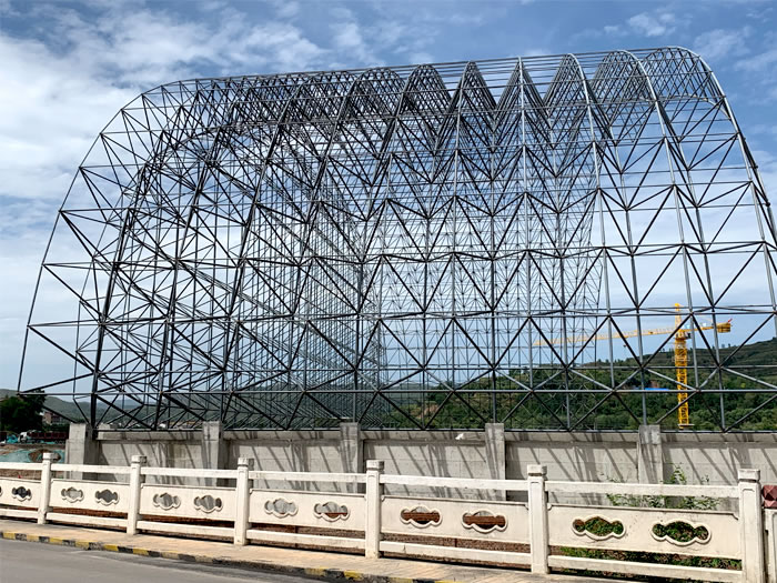 延吉山寨矿储煤棚网架